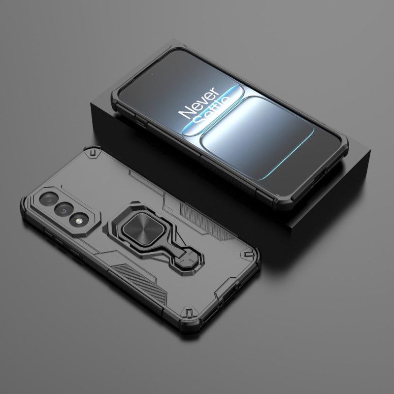 Kuori Oneplus Nord 5 Erittäin Kestävä Pyörivällä Jalustalla Suojakuori