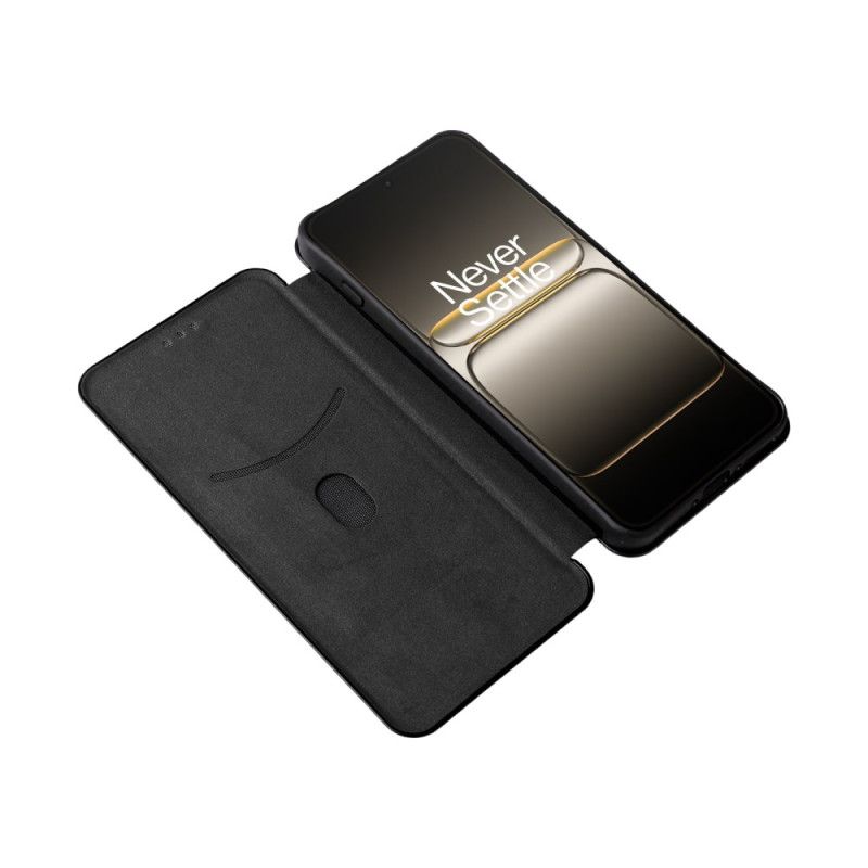 Nahkakotelo Oneplus Nord 5 Hiilikuitu