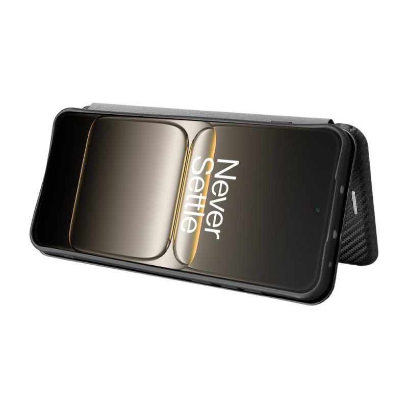 Nahkakotelo Oneplus Nord 5 Hiilikuitu