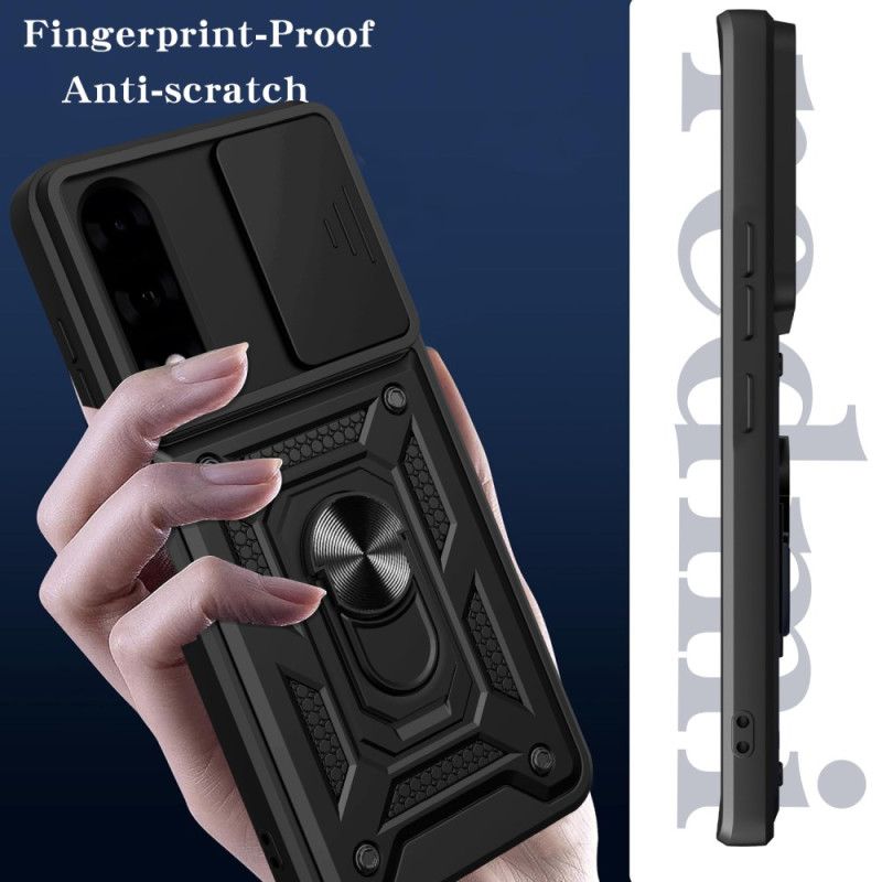 Puhelinkuoret Oneplus Nord 5 Liukuva Kameransuoja Ja Jalusta