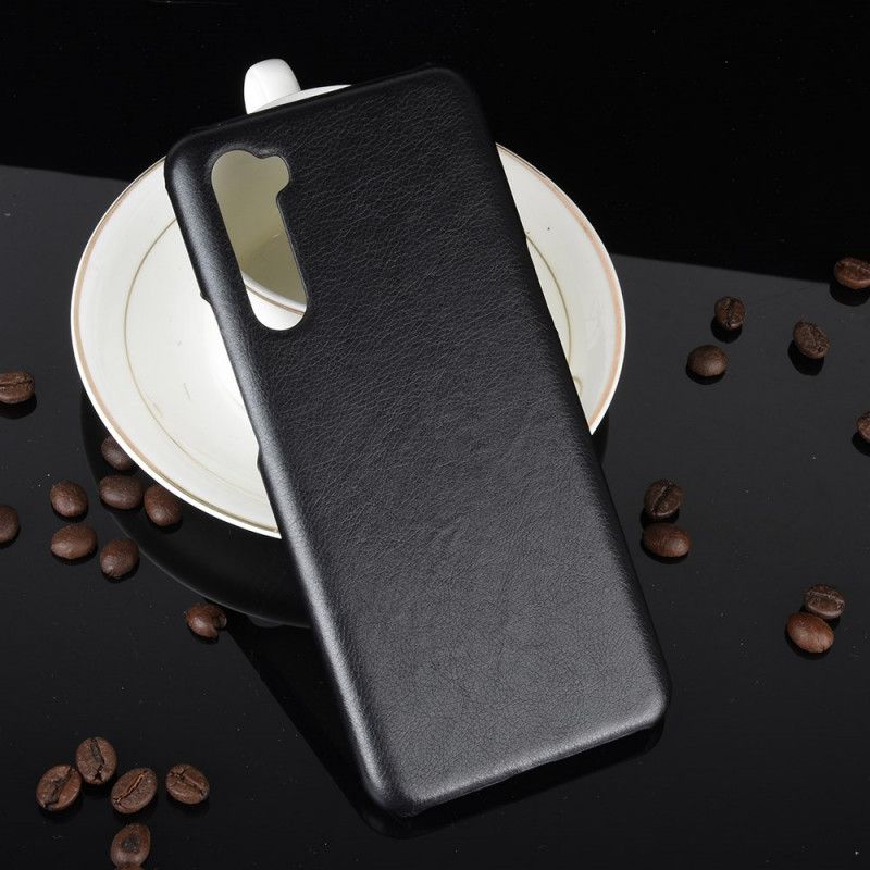Kuori OnePlus Nord Harmaa Musta Suorituskykyinen Litsi Nahkainen Vaikutus Suojakuori