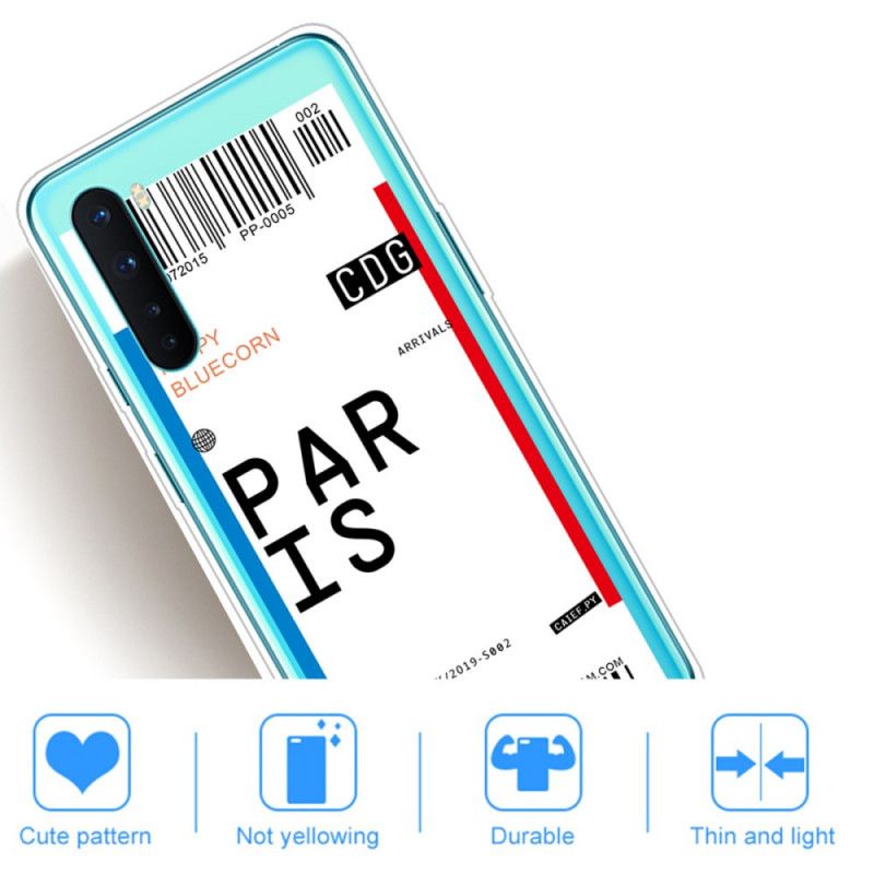Kuori OnePlus Nord Maihinnousukortti Pariisiin