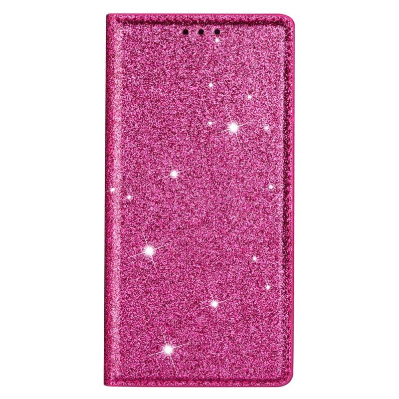 Nahkakotelo Samsung Galaxy S24 Plus 5g Glitteriä