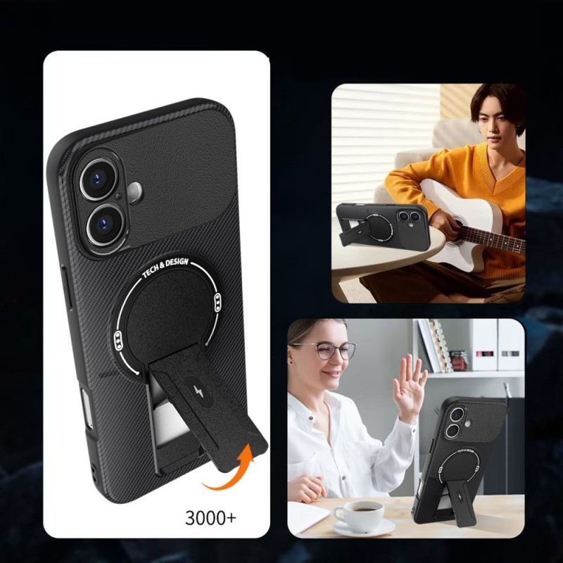 Case iPhone 17 Puhelinkuoret Erittäin Kestävä Ja Sisäänrakennettu Jalusta