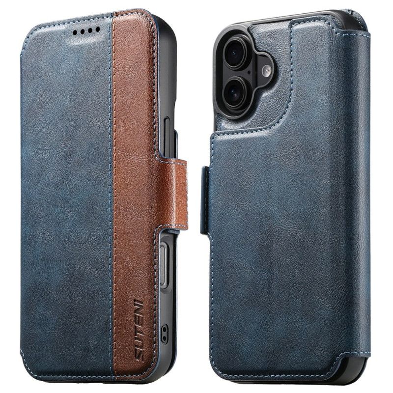 Kotelot iPhone 17 Kaksivärinen Magsafe-teksturoitu Nahka Suojakuori