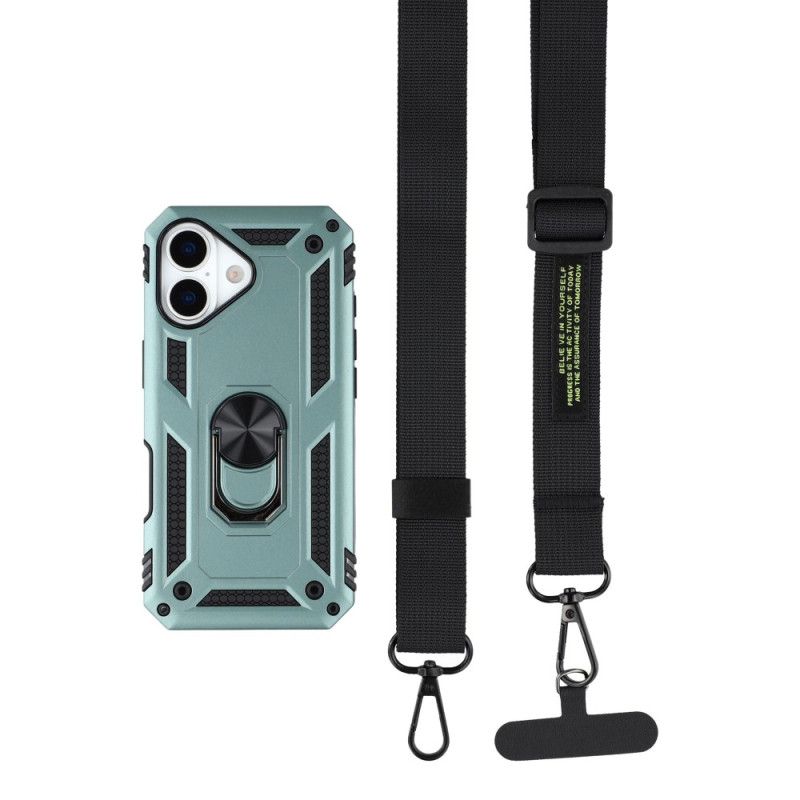 Kuori iPhone 17 Armeijatason Suojaus Olkahihnalla Suojakuori