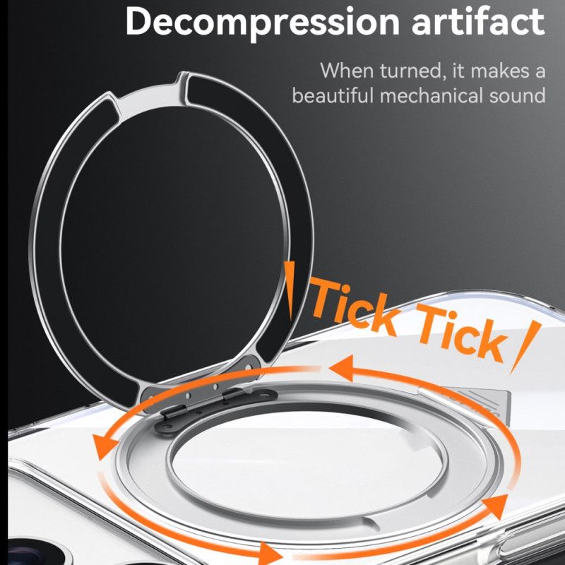 Kuori iPhone 17 Magsafe Kirkas Jalustalla