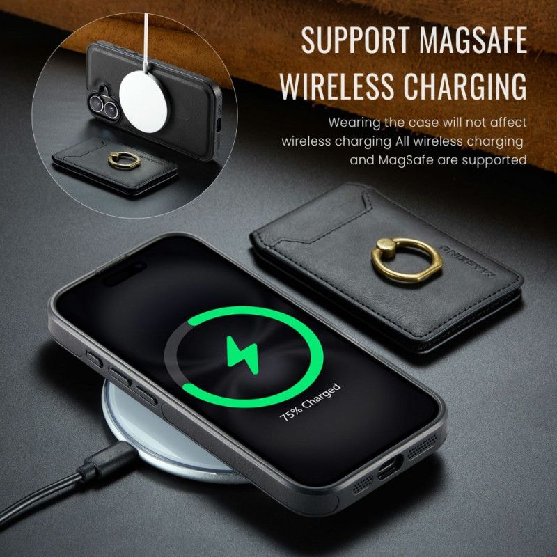 Kuori iPhone 17 Magsafe Rfid-korttipidikkeellä Ja Integroidulla Jalustalla