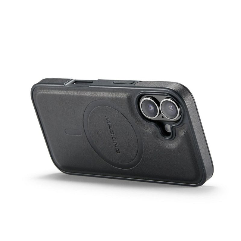 Kuori iPhone 17 Magsafe-yhteensopiva Premium Leather Effectin Kanssa