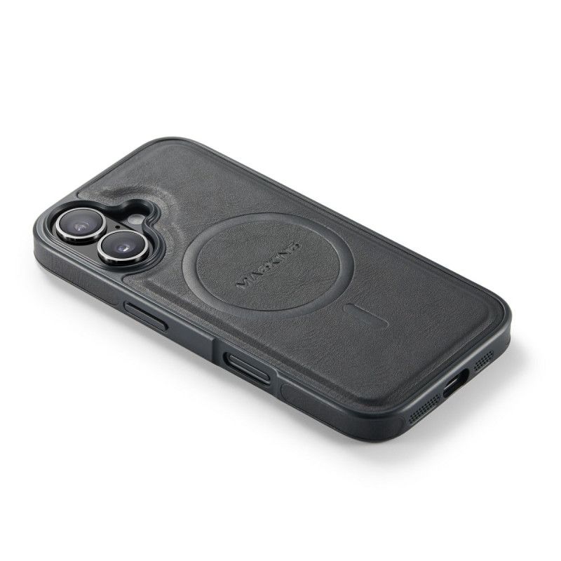 Kuori iPhone 17 Magsafe-yhteensopiva Premium Leather Effectin Kanssa