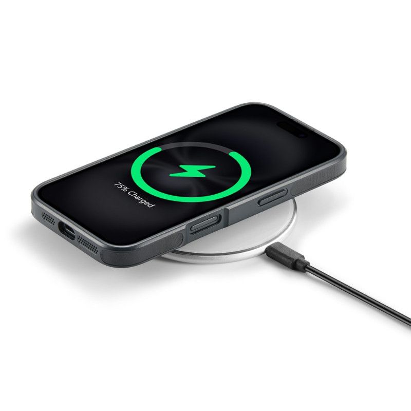 Kuori iPhone 17 Magsafe-yhteensopiva Premium Leather Effectin Kanssa