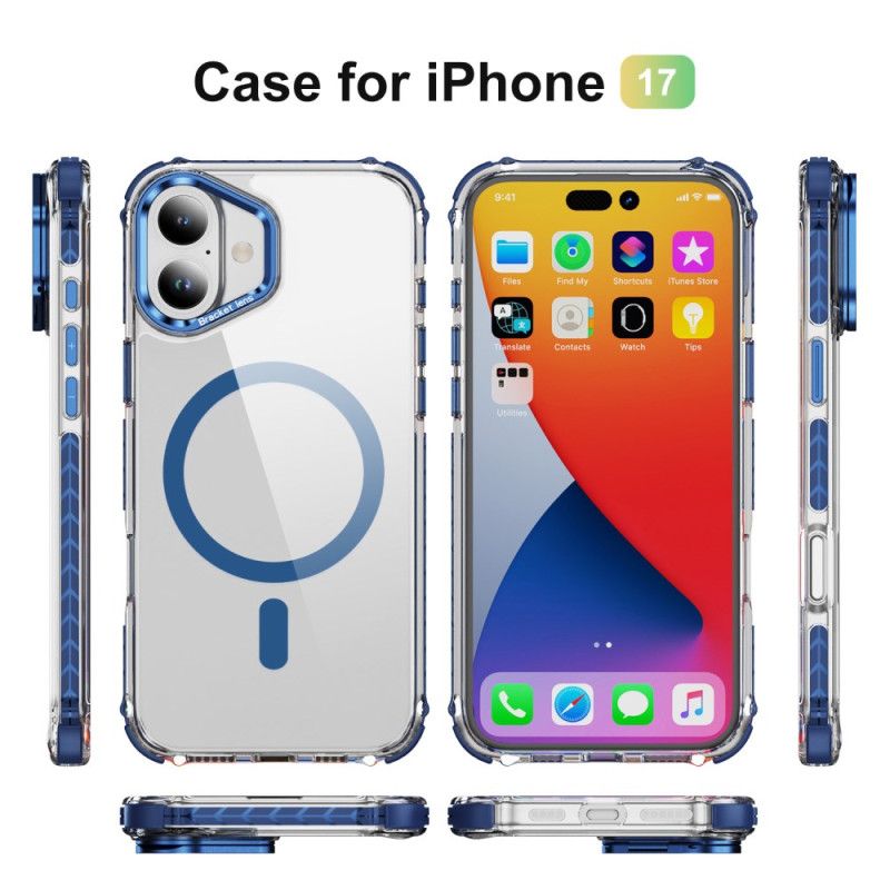 Kuori iPhone 17 Magsafe-yhteensopiva Tuki Ja Linssinsuoja