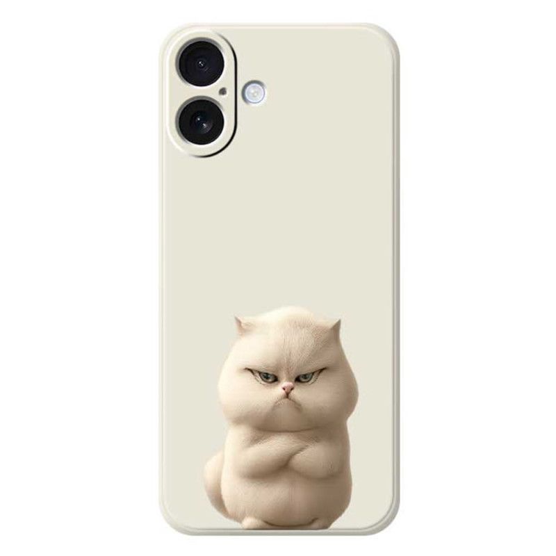 Kuori iPhone 17 Nestemäinen Silikoni Angry Cat
