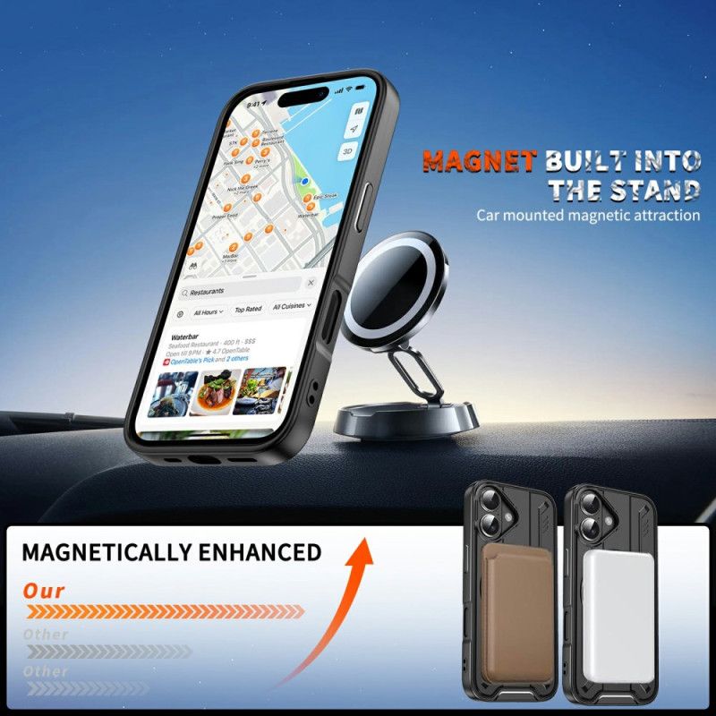 Kuori iPhone 17 Pyörivä Jalusta Ja Magsafe-yhteensopivuus