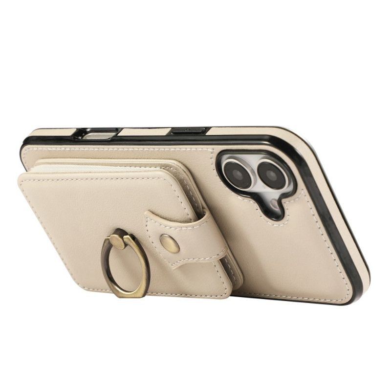 Kuori iPhone 17 Usean Kortin Pidike Ja Olkahihna Suojakuori
