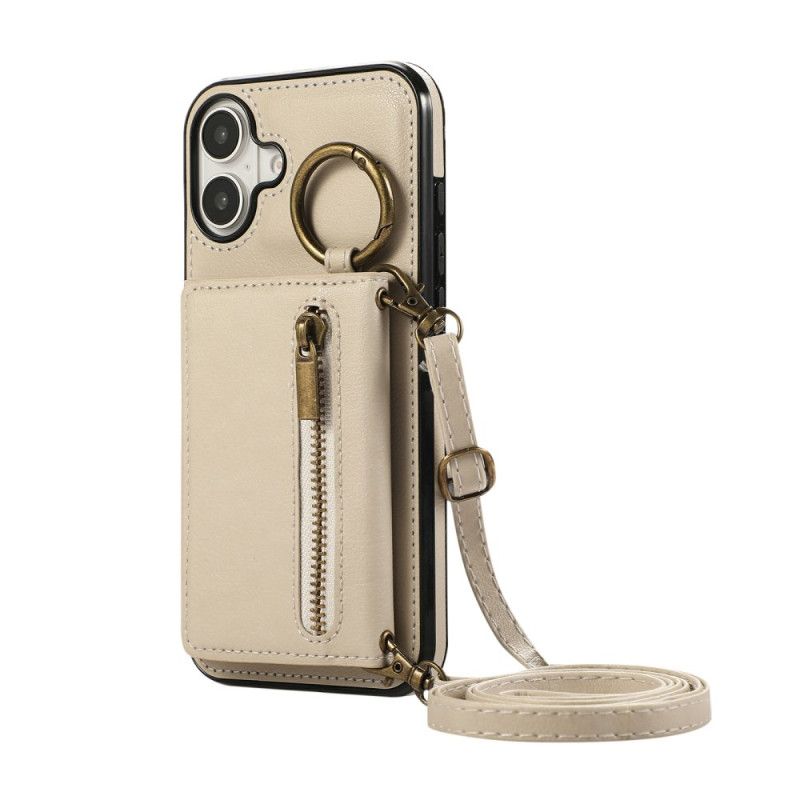 Kuori iPhone 17 Vetoketjullinen Lompakko