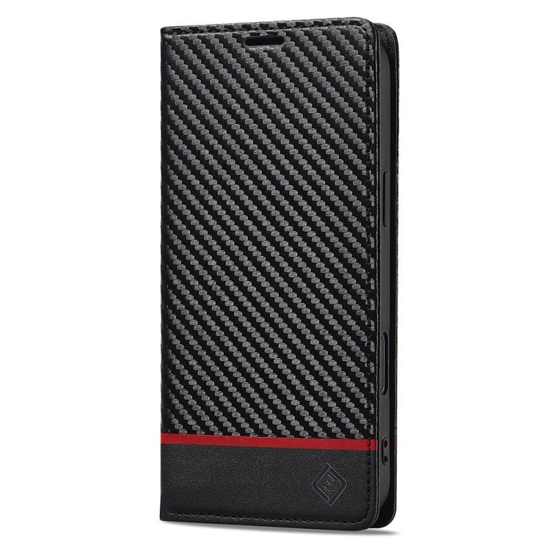 Nahkakotelo iPhone 17 Hiilikuitu Lc.imeeke