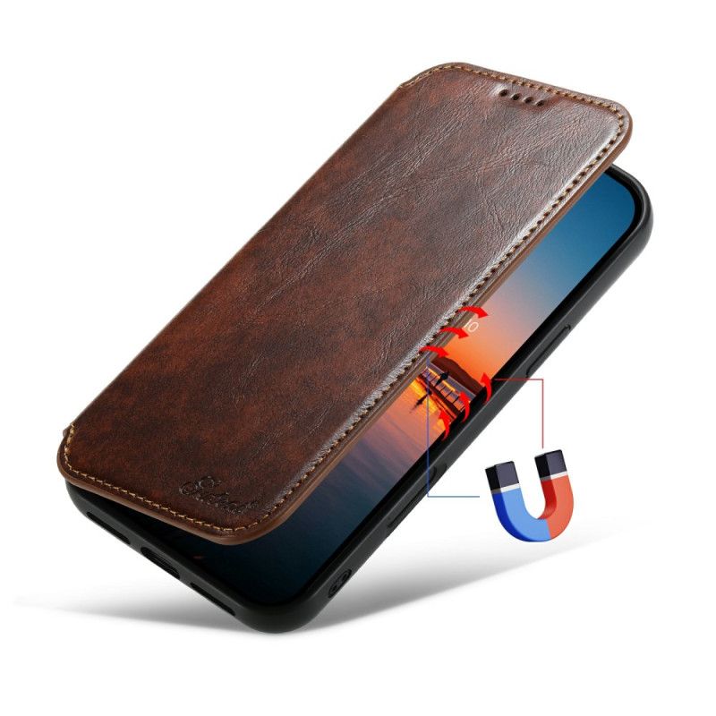 Nahkakotelo iPhone 17 Puhelinkuoret Magsafe-yhteensopiva