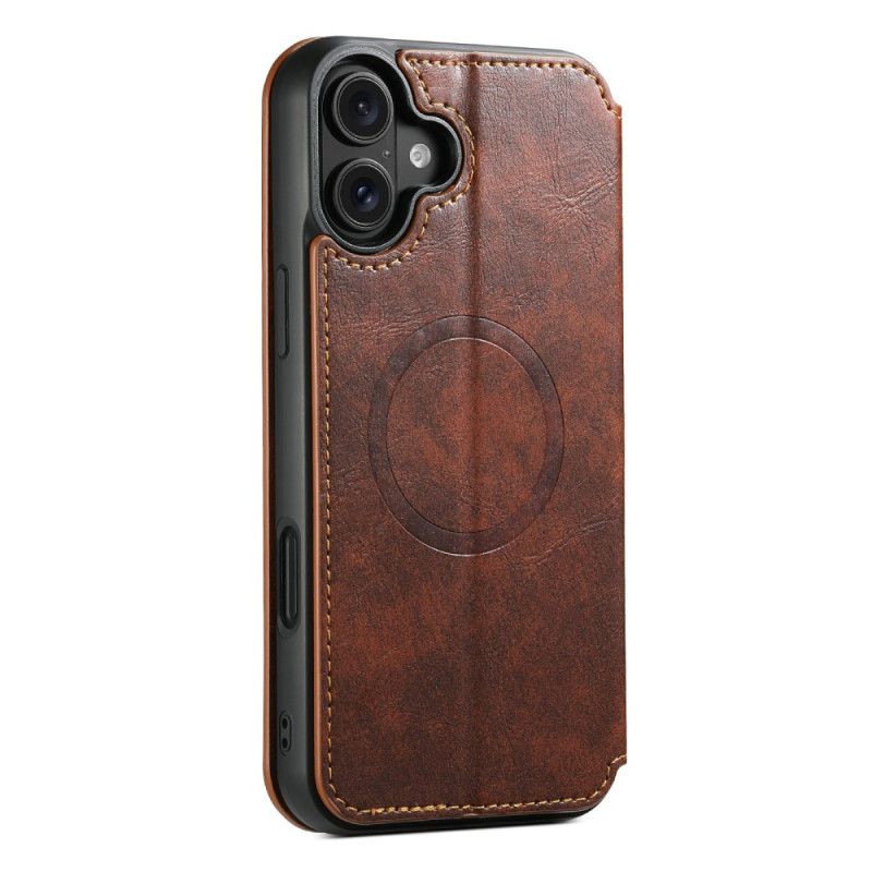 Nahkakotelo iPhone 17 Puhelinkuoret Magsafe-yhteensopiva