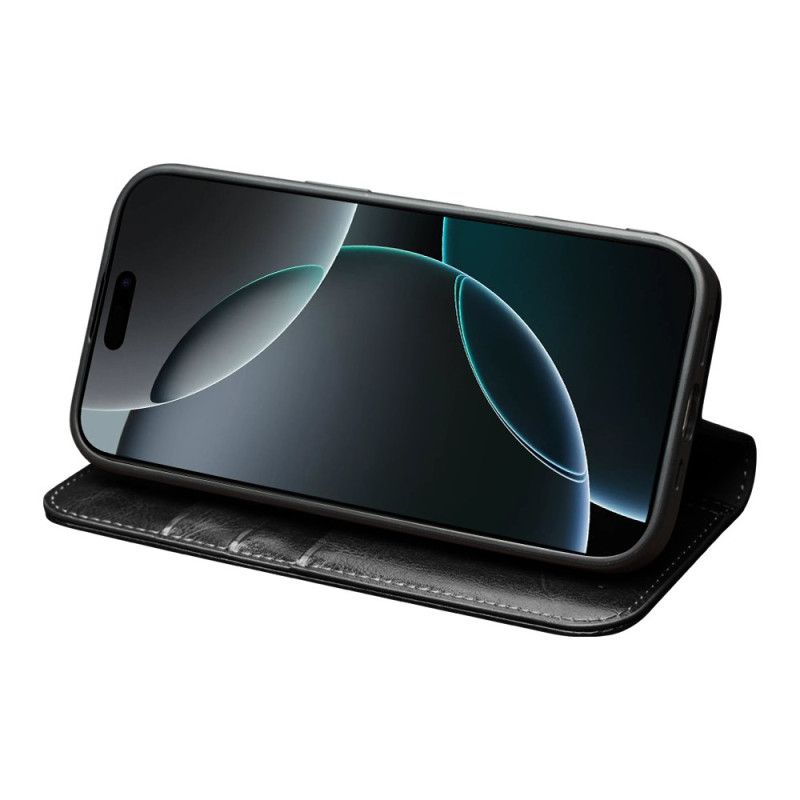 Nahkakotelo iPhone 17 Qialino Nahkalompakko