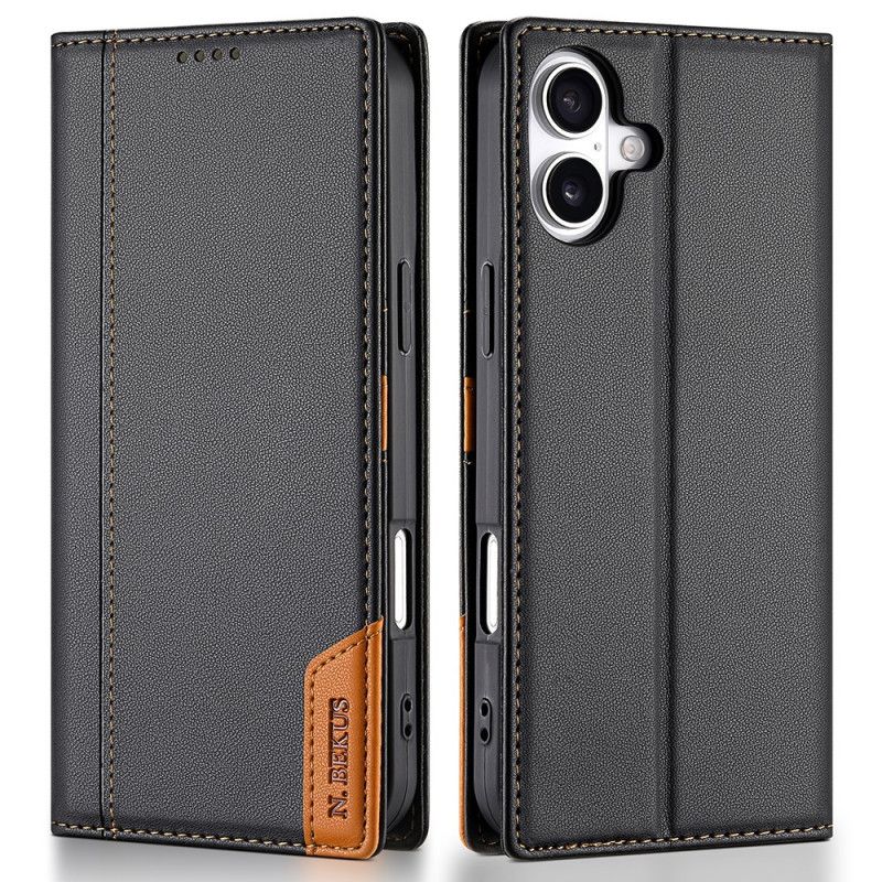 Nahkakotelo iPhone 17 Rfid-esto N.bekus