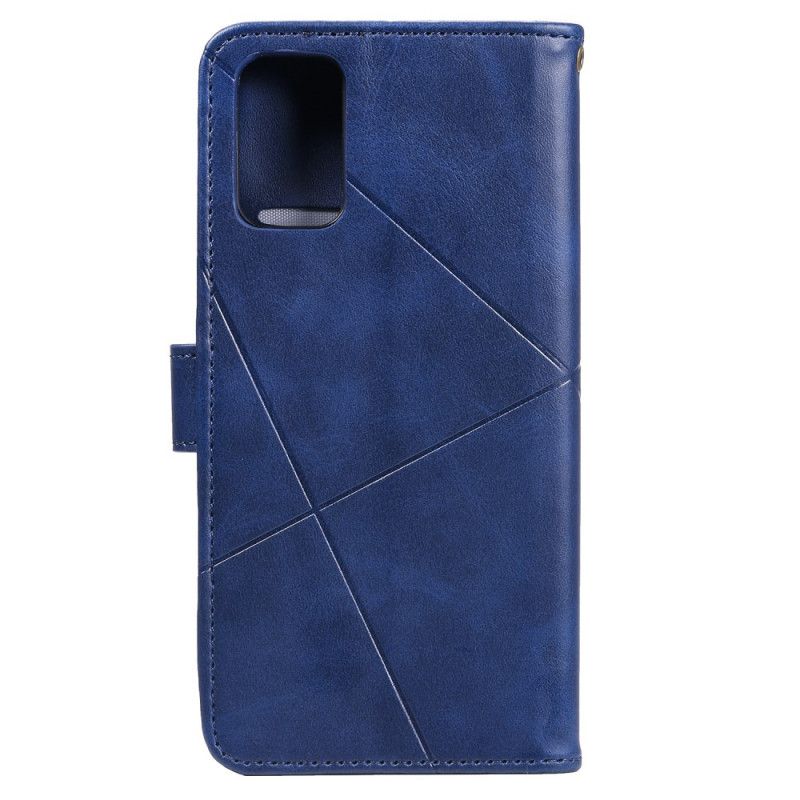 Flip Case Samsung Galaxy S20 Vaaleanpunainen Musta Timantti Keinonahka