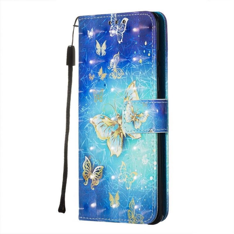 Kotelot Samsung Galaxy S20 Kultaiset Perhoset Suojakuori