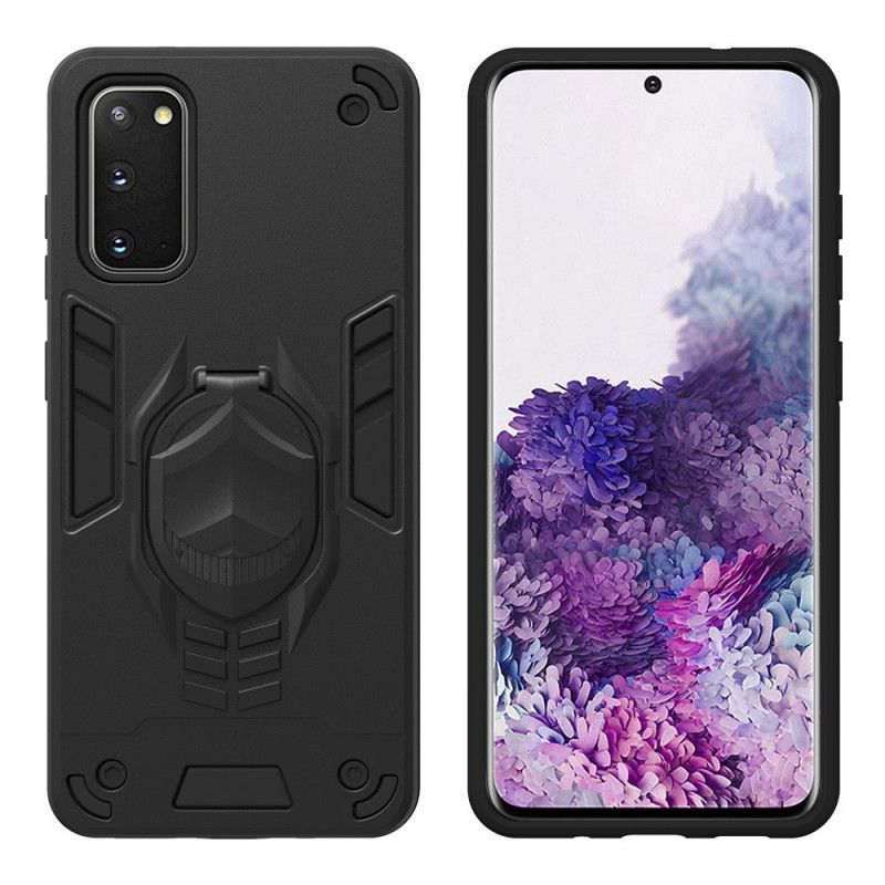 Kuori Samsung Galaxy S20 Punainen Musta Irrotettava Irrotettava Pidike