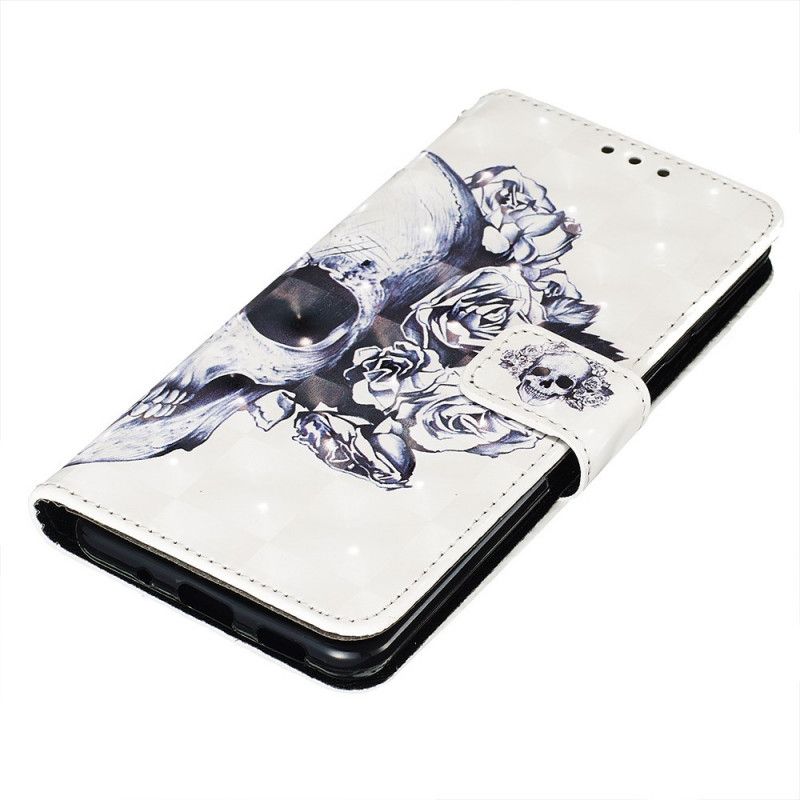 Nahkakotelo Samsung Galaxy S20 Puhelinkuoret Kukallinen Kallo