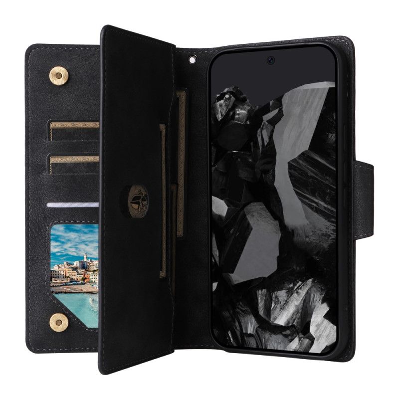 Kotelot Google Pixel 10 Pro Xl Mokkanahkamainen Lompakko