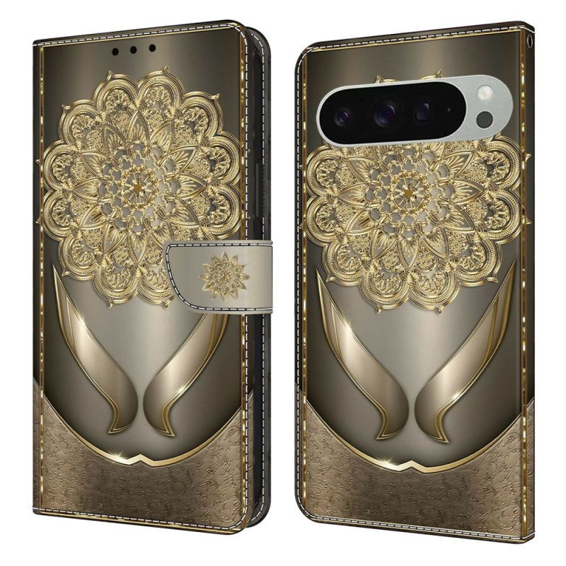 Kotelot Google Pixel 10 Pro Xl Puhelinkuoret Kultainen Kukkakuvio