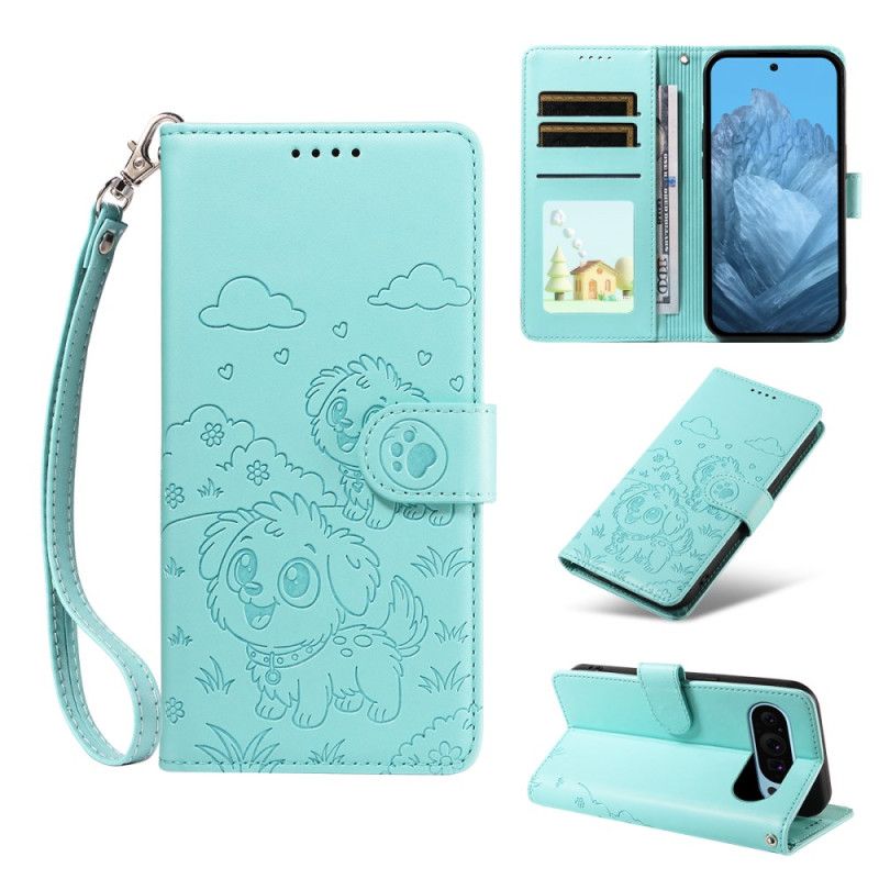 Kotelot Google Pixel 10 Pro Xl Rfid-suojattu Ja Koirakuvioinen Suojakuori