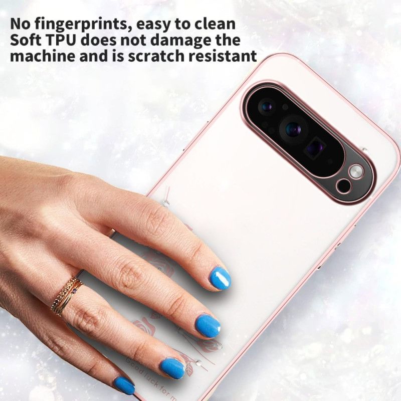 Kuori Google Pixel 10 Pro Xl Kukkakoristeet Ja Strassit Suojakuori