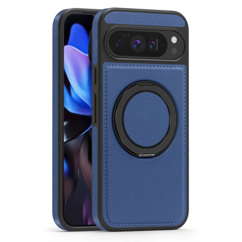 Kuori Google Pixel 10 Pro Xl Magsafe-yhteensopiva Sormuspidike Mokkanahkakuvio