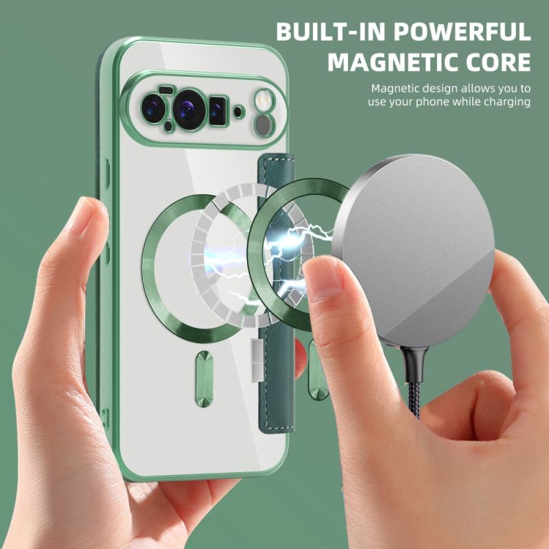 Nahkakotelo Google Pixel 10 Pro Xl Magsafe-yhteensopiva Rfid:n Kanssa Esto Suojakuori