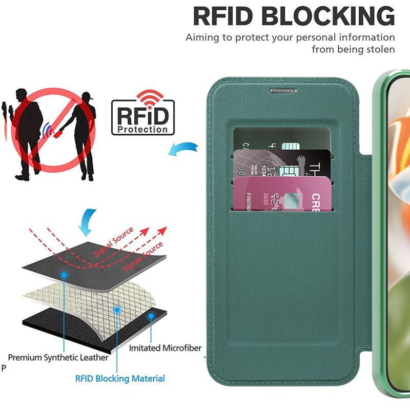 Nahkakotelo Google Pixel 10 Pro Xl Magsafe-yhteensopiva Rfid:n Kanssa Esto Suojakuori