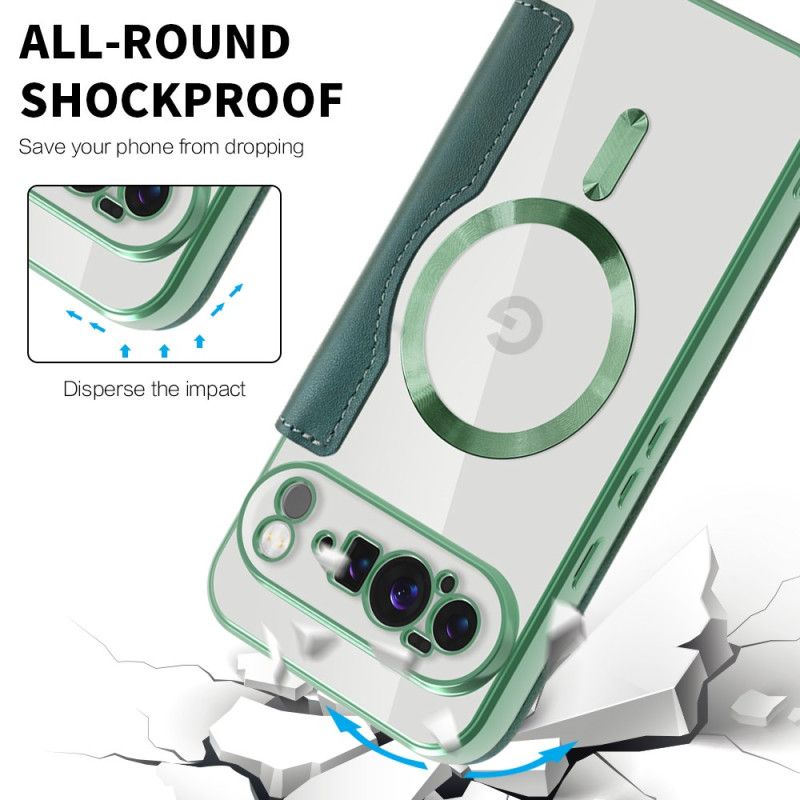 Nahkakotelo Google Pixel 10 Pro Xl Magsafe-yhteensopiva Rfid:n Kanssa Esto Suojakuori