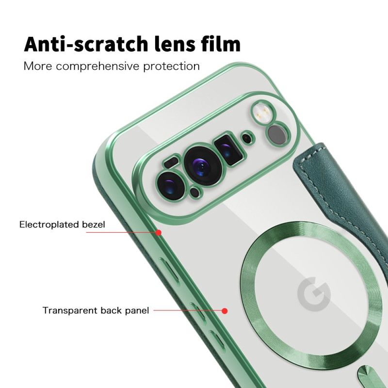 Nahkakotelo Google Pixel 10 Pro Xl Magsafe-yhteensopiva Rfid:n Kanssa Esto Suojakuori