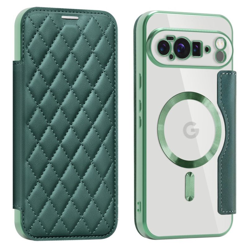 Nahkakotelo Google Pixel 10 Pro Xl Magsafe-yhteensopiva Tikattu