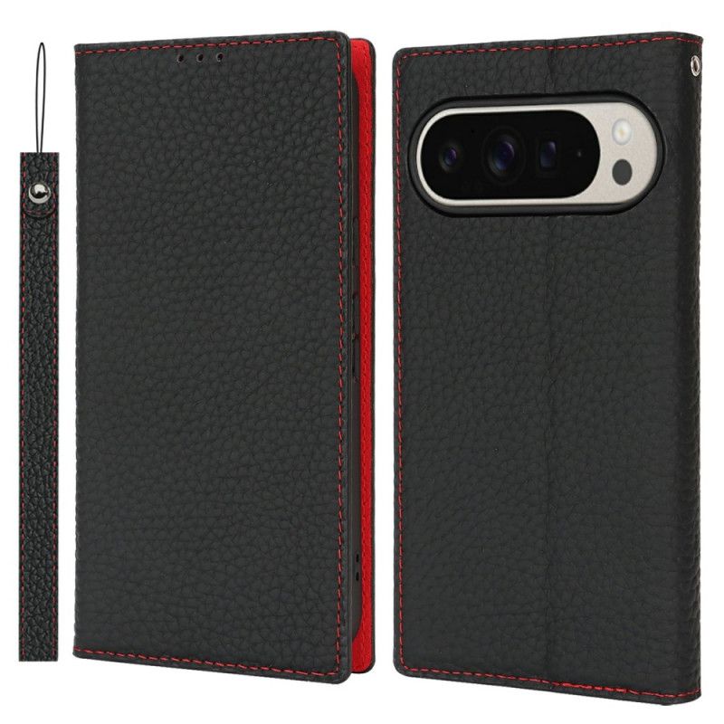 Nahkakotelo Google Pixel 10 Pro Xl Nahka Hihnalla