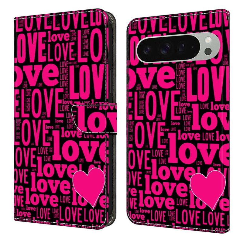 Nahkakotelo Google Pixel 10 Pro Xl Rakkaus