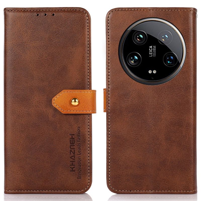 Kotelot Xiaomi 14 Ultra Kultainen Lukko Khazneh Suojakuori
