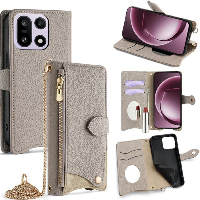 Kotelot Oneplus 15 Lompakko Ketjuolkahihnalla