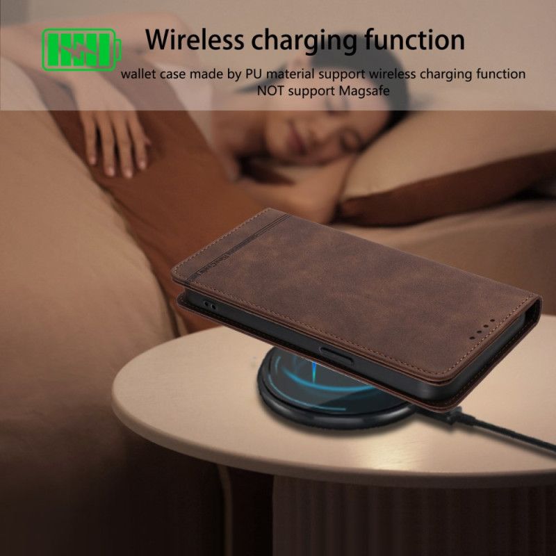 Nahkakotelo Oneplus 15 Ensiluokkainen Rfid-muotoilu Suojakuori