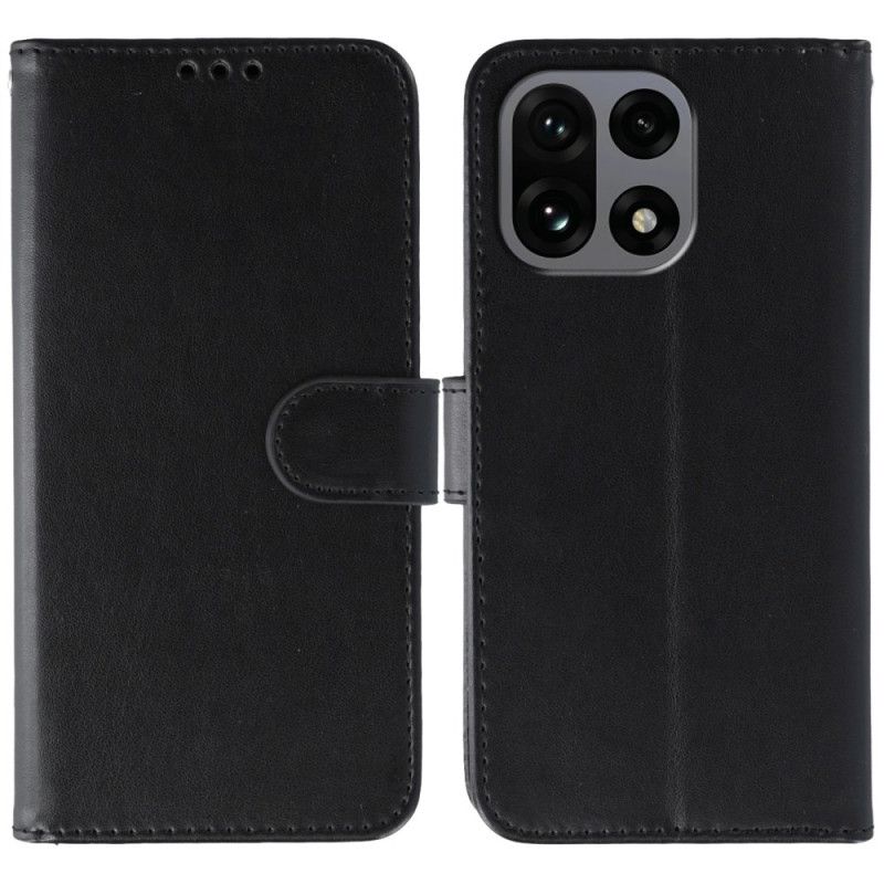 Nahkakotelo Oneplus 15 Yksivärinen Tekonahka