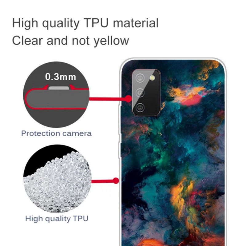 Kuori Samsung Galaxy A02s Värilliset Pilvet Suojakuori