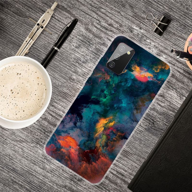 Kuori Samsung Galaxy A02s Värilliset Pilvet Suojakuori