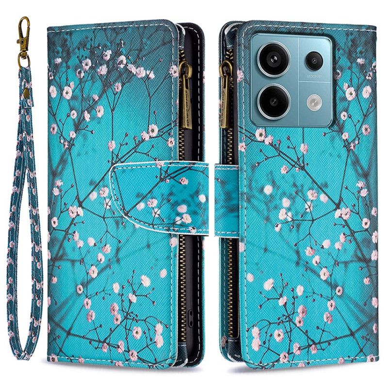 Kotelot Xiaomi Redmi Note 13 Pro 4g Kukkaoksat Lompakko Hihnalla Suojakuori