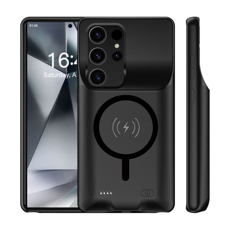 10000mah Ulkoinen Akkukotelo Samsung Galaxy S25 Ultralle Magneettikiinnitys
