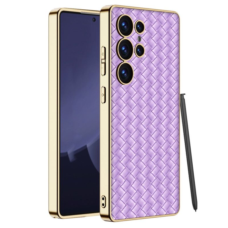 Case Samsung Galaxy S25 Ultra 5g Puhelinkuoret Kudottu Tekstuuri